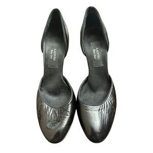 LANVIN  Vintage Leather Heels Size 371/2